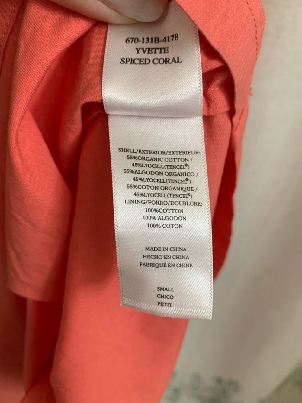 Rails Cotton Yvette Poplin Spiced Coral Sleeveless Side Cut Midi Dress Small - Picture 8 of 11